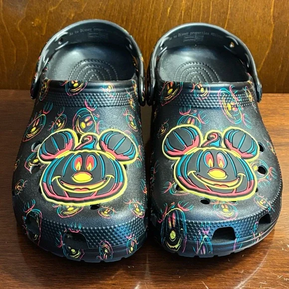 CROCS Shoes Disney Halloween Mickey Mouse Crocs Adult Size